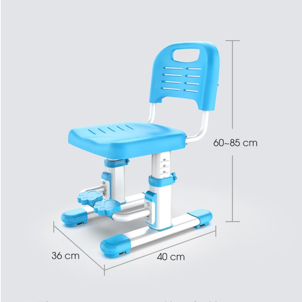 Ghế Học Sinh Cho Bé Tiểu Học Tăng Chỉnh Chiều Cao Chống Gù Chống Cận, Tặng kèm lót đệm ghế ngồi và đai lưng