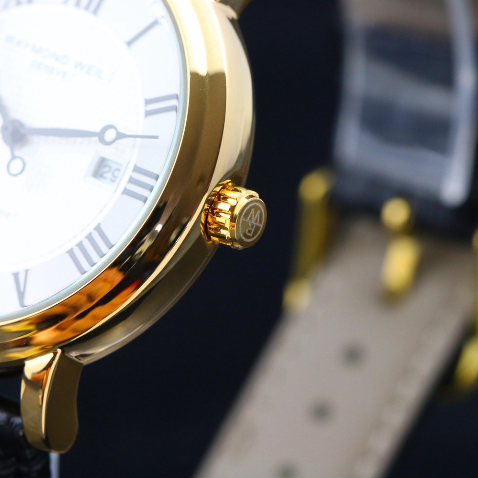 Đồng Hồ - Đồng Hồ Nam Raymond Weil - Dây Da Cao Cấp - Full Box - Phong Cách Đẳng Cấp Thời Thượng - Bảo Hành 12 Tháng - H
