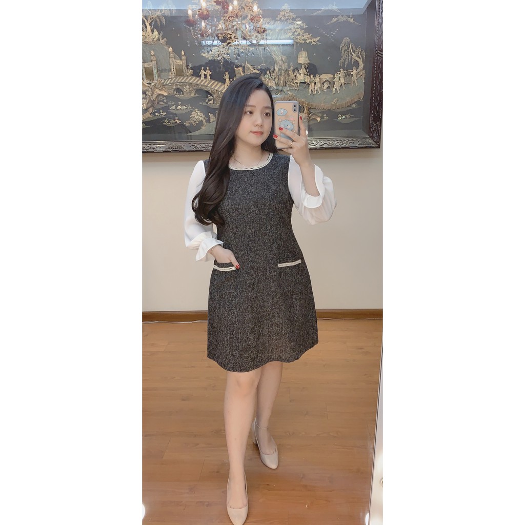 Váy dạ tiêu đen Bigsize 55kg đến 130kg
