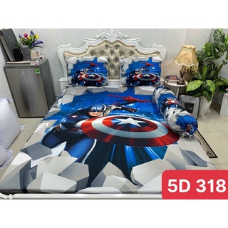Bộ drap thun lạnh ý 5D cao cấp MS 318