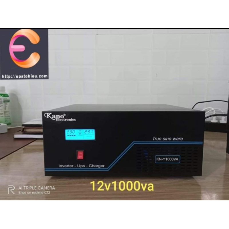 Bộ Lưu điện dự phòng cho gia đình 12v 24v ra 220v sin chuẩn _ Tô Hiệu