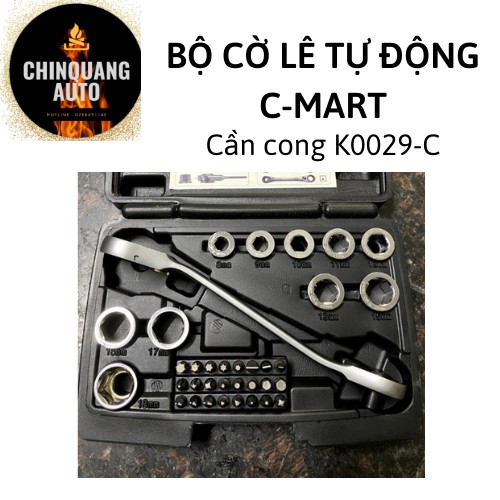 Bộ cờ lê tự động có khóa gạt C-Mart K0029-B 36 MÓN