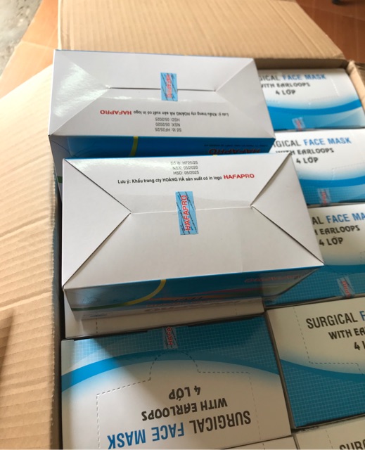 Khẩu trang y tế 4 lớp HAFAPRO. Sĩ buôn từ 10 hộp. | BigBuy360 - bigbuy360.vn