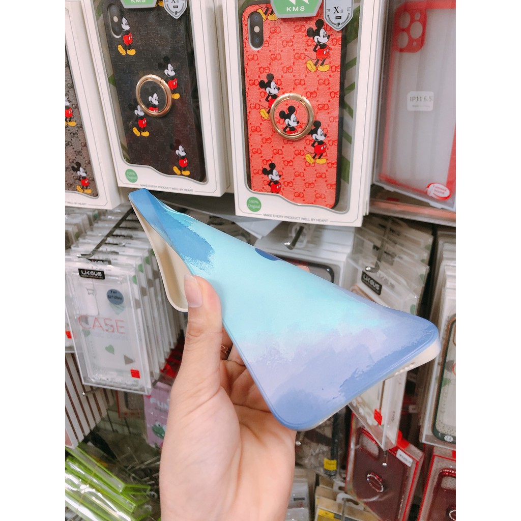 Ốp lưng viền vuông loang màu cẩm thạch bảo vệ camera IPHONE 7 / 8 / PLUS / X / XS / MAX /11 / 12 / PRO / MAX