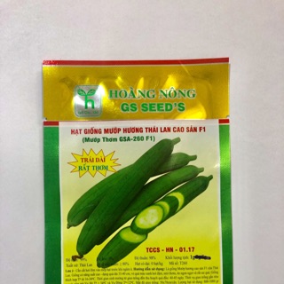 HẠT GIỐNG MƯỚP HƯƠNG THÁI LAN CAO SẢN F1 (Mướp thơm GSA-260 F)1 gói
