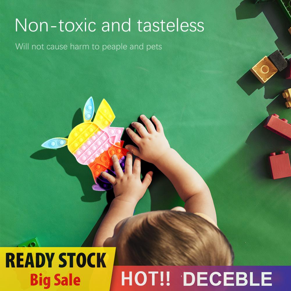 Đồ Chơi Silicone Tạo Bong Bóng Hình Hoạt Hình Giáo Dục Sớm Cho Bé