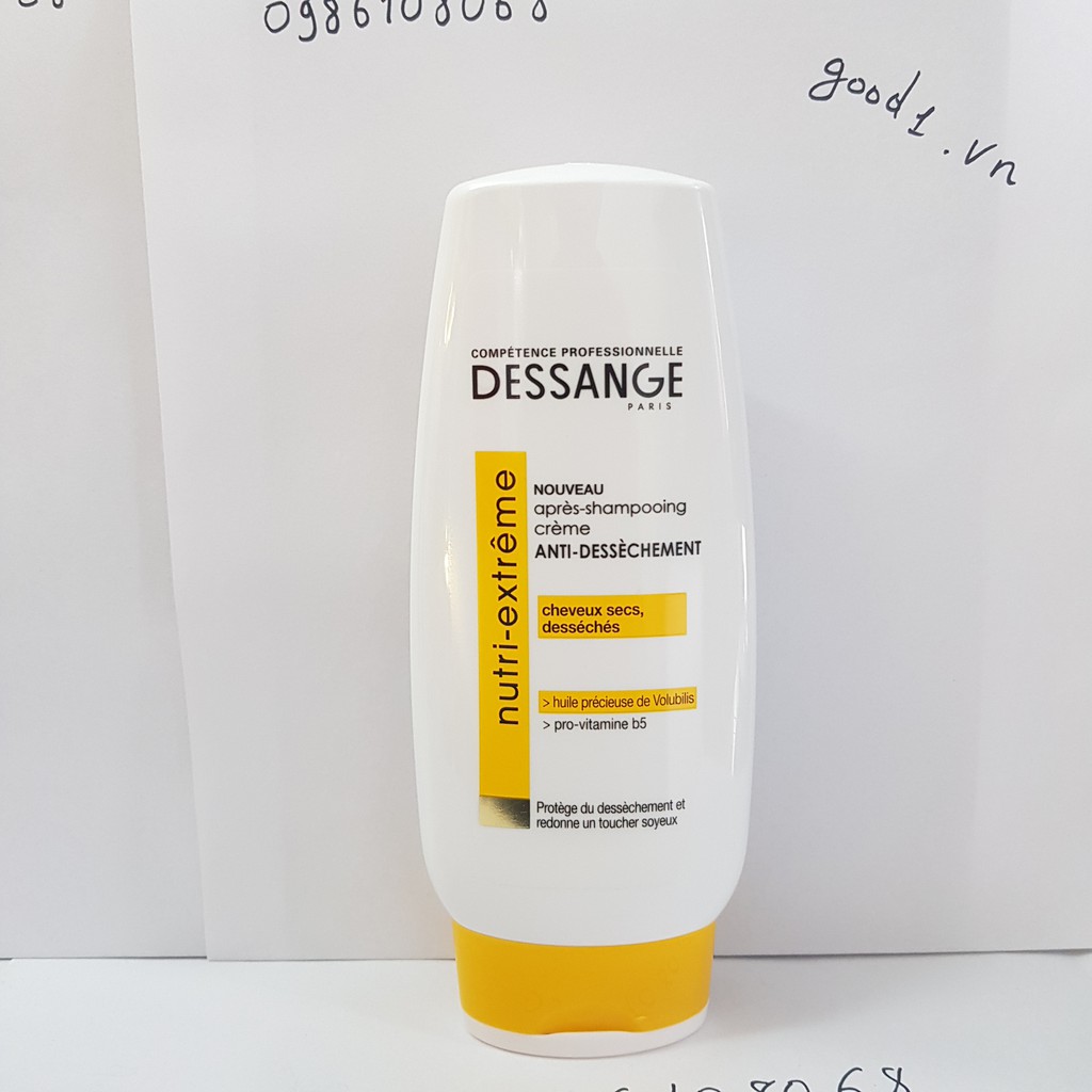 Dầu Gội - Xả Dessange Vàng Pháp 200ml