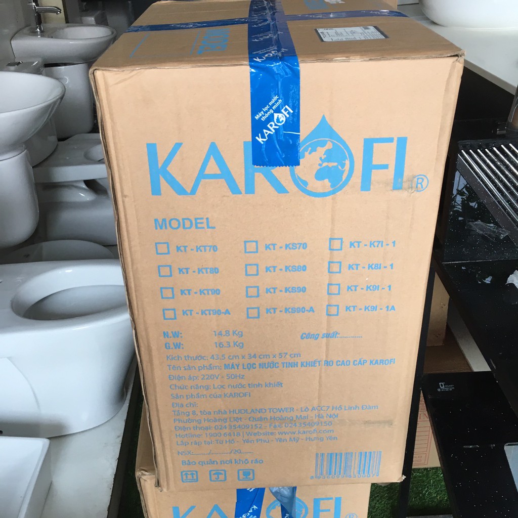 MÁY LỌC NƯỚC KAROFI KT-ERO80 [ HÀNG CHÍNH HÃNG - BH TOÀN QUỐC 36 THÁNG]