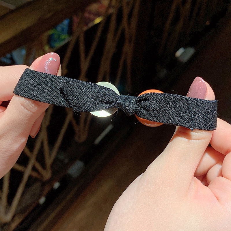 Dây Buộc Tóc Bản Rộng Co Giãn Kiểu Thắt Nút Ngọt Ngào Cho Nữ