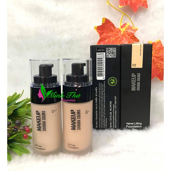 Kem Nền Sivanna Colors Velvet Lifting Foundation HF556