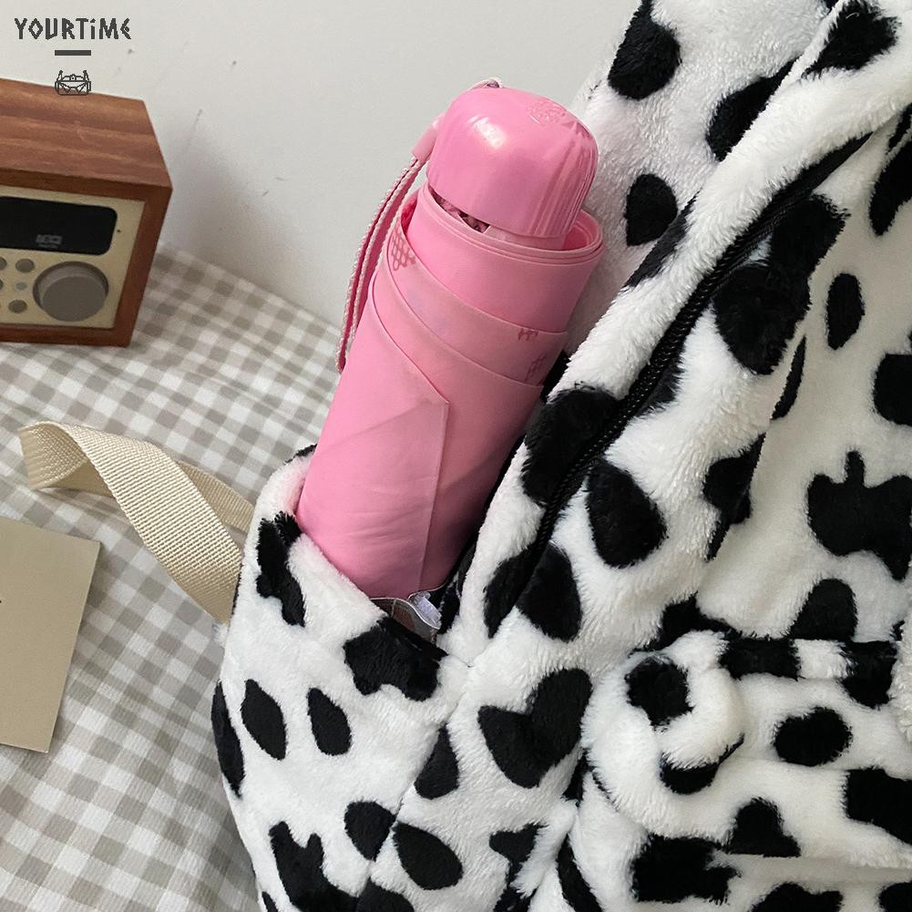 Ba Lô Học Sinh In Hình Bò Sữa Đáng Yêu