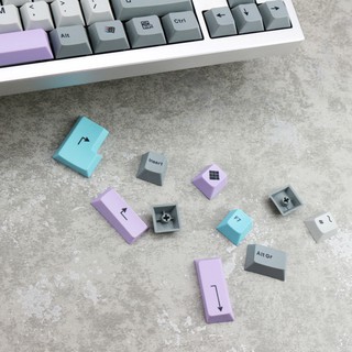 Set Keycap PBT Muted | Nút bàn phím cơ | TKS