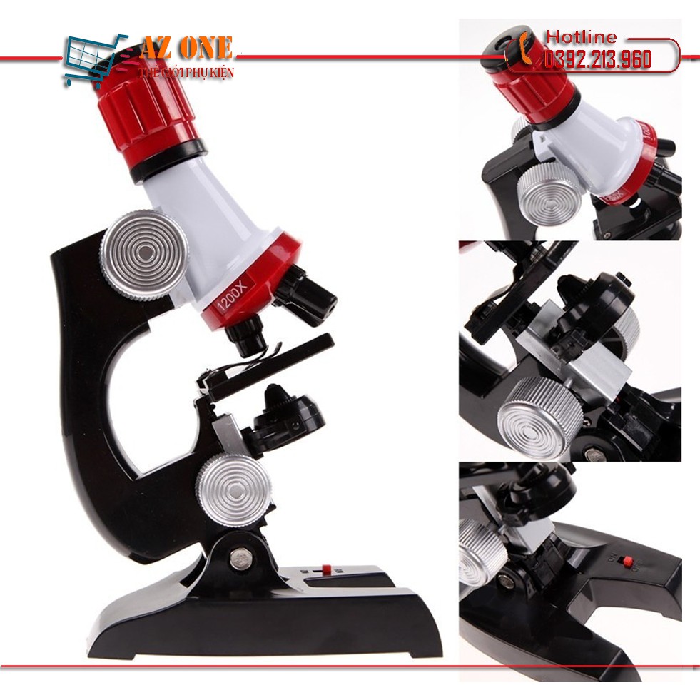 Bộ Kính Hiển Vi Trẻ Em Science Microscope 400x-1200x