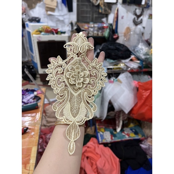 ren trang trí hoa văn 25cm