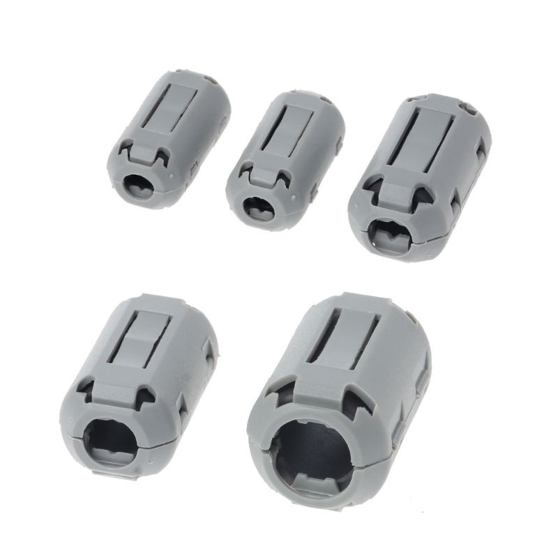 UKI  Clip-on Ferrite Choke Ring Cord RFI EMI Noise Suppressor Filter Cable Clip