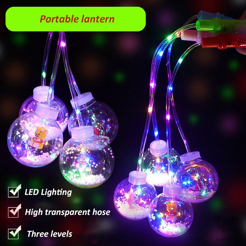 1 Đèn Lồng Dạ Quang Trang Trí Lễ Hội Mùa Thu Cho Bé