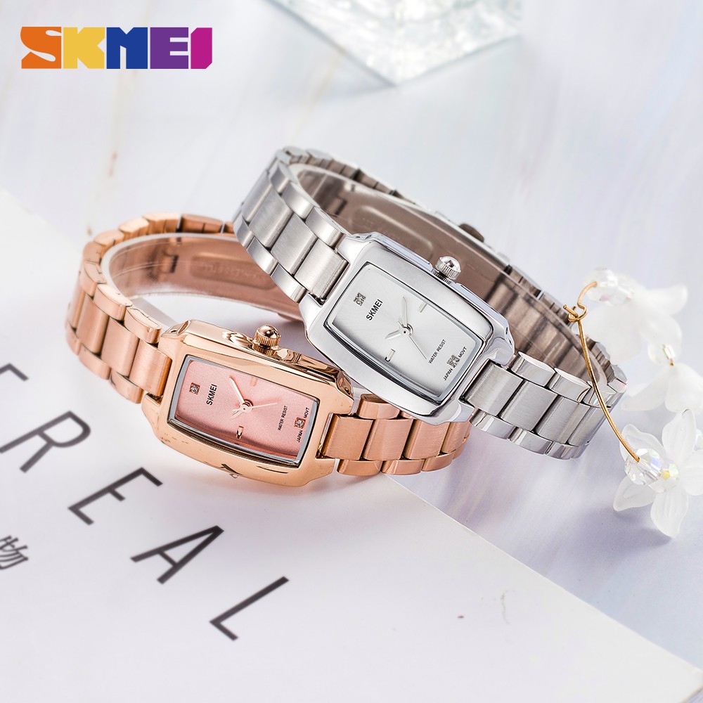 Skmei 1400 Fashion Ladies Quartz Watch Waterproof High Quality Stainless Steel Strap | BigBuy360 - bigbuy360.vn