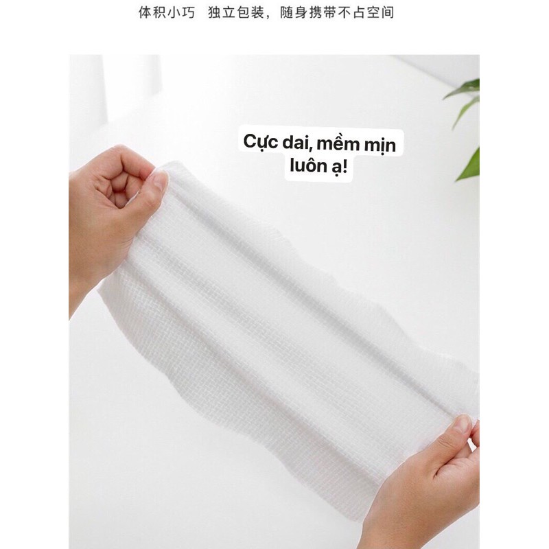 Túi 20 Khăn Giấy Nén Hàn Quốc Dạng Viên Kẹo Dùng 1 Lần - Có Khóa Zip Bỏ Túi Du Lịch Tiện Lợi (GÓI ĐỎ)