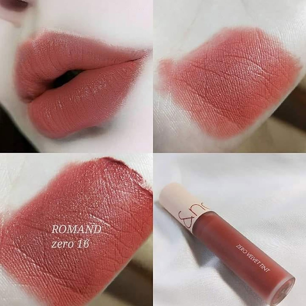 Son Kem Lì Romand Zero Velvet Tint (màu 15 - 16 - 17)