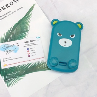 Giá đỡ điện thoại để bàn hình gấu gấp gọn tiện lợi - đỡ điện thoại cute