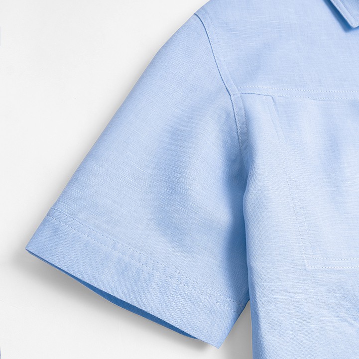 [Mã FAMALLT5 giảm 15% đơn 150K] Áo Sơ Mi Nam Chất Đũi Vải Mát Cổ Bẻ Hiện Đại VICERO | BigBuy360 - bigbuy360.vn