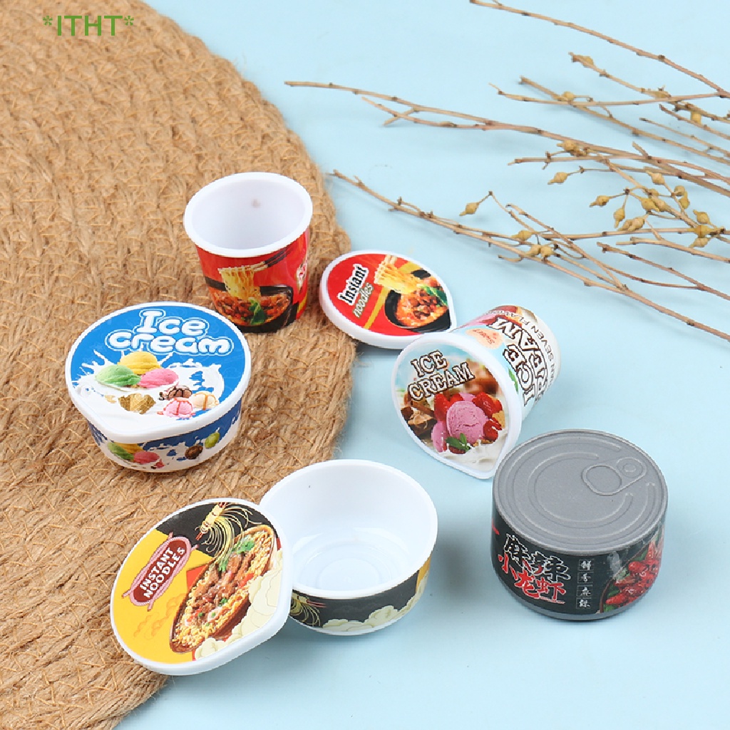 Mô Hình Kem Tôm Hùm Mini Trang Trí Nhà Búp Bê Tỉ Lệ 1: 6 Mới