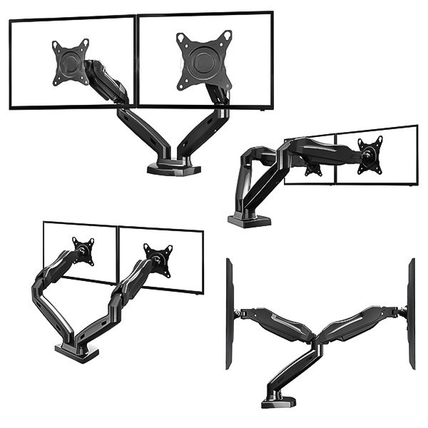 Giá treo / giá đỡ màn hình kép NORTH BAYOU NB F160 từ 17-27 inch - Hàng chính hãng