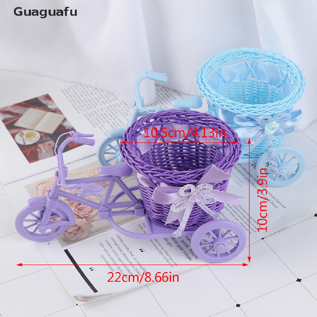 Giỏ Hoa Hình Xe Đạp Ba Bánh Nhỏ Xinh Để Bàn Trang Trí Nhà Cửa / Văn Phòng