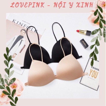 Áo bra đúc su cài sau dây mảnh - 009BRA15