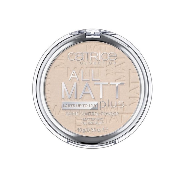 Phấn Phủ Kiềm Dầu Hoàn Hảo Catrice All Matt Plus Shine Control Powder 10g #010 Trasparent