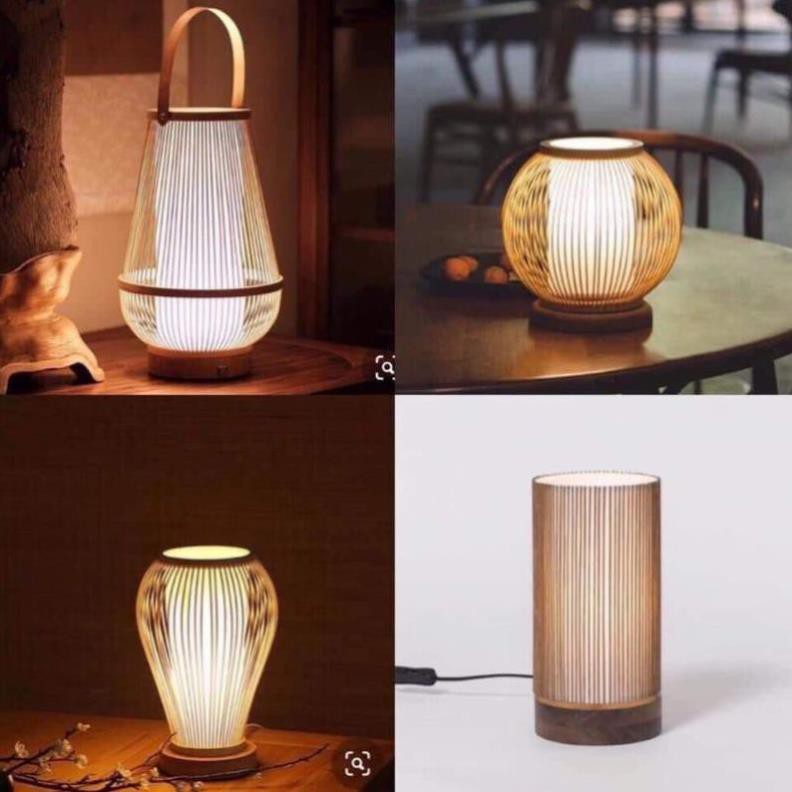 Đèn thả mây tre đèn tre đèn lồng tre mã 0084