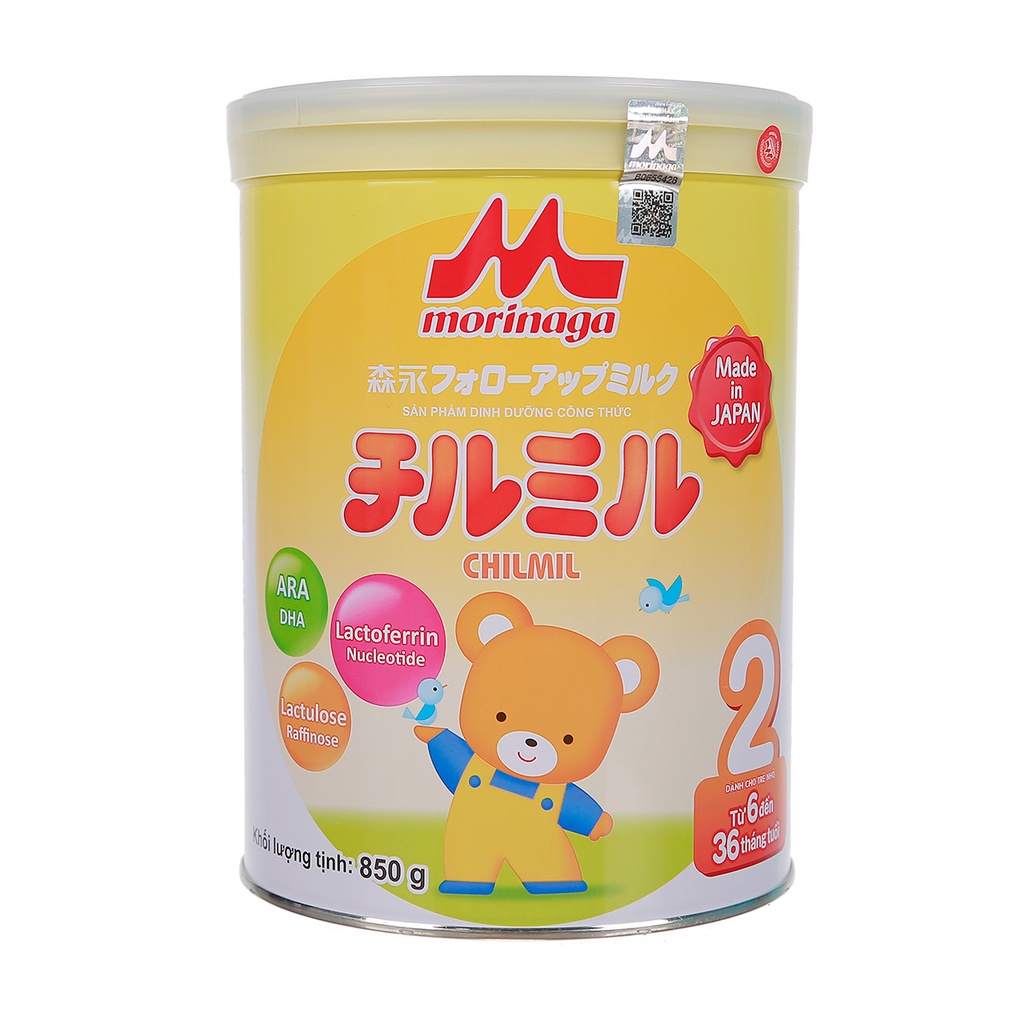 Sữa bột Morinaga Chilmil số 2 mẫu mới 850g