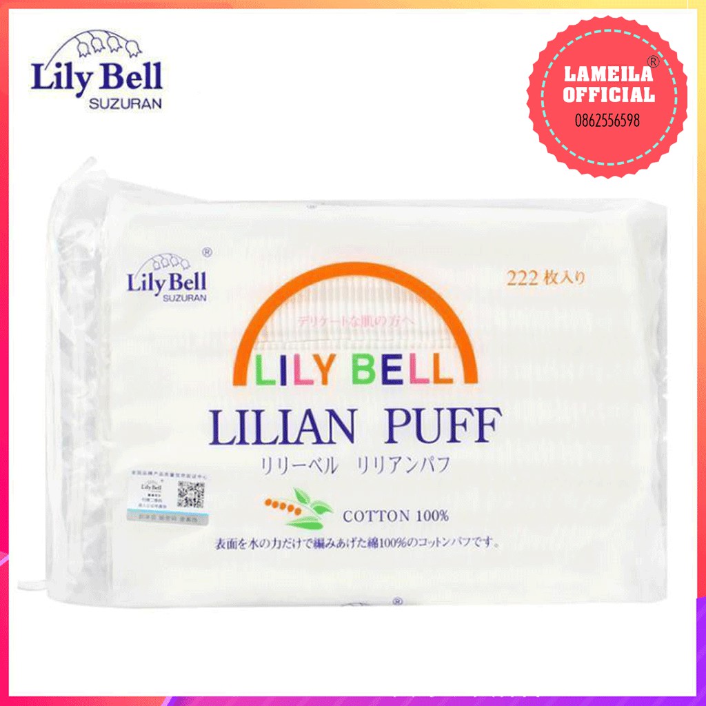 Bông tẩy trang Lily Bell 240 miếng P0058 | BigBuy360 - bigbuy360.vn