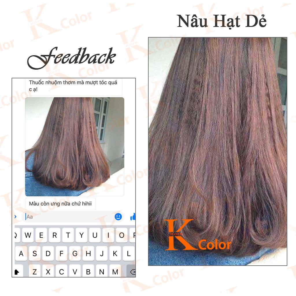 Thuốc nhuộm tóc Nâu Hạt Dẻ KoreColor