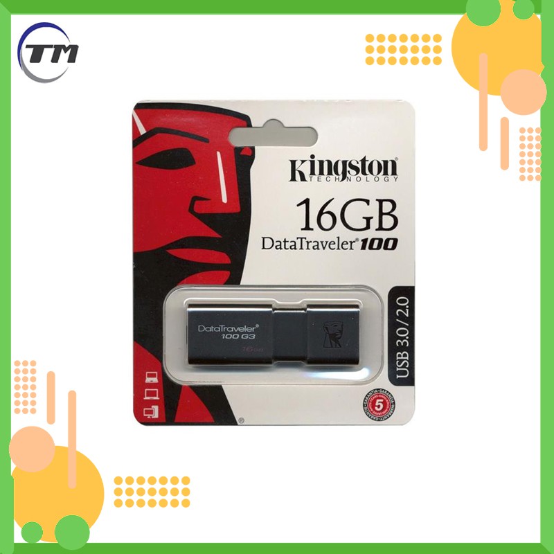 USB Kingston DT100G3 16GB 3.0 | BigBuy360 - bigbuy360.vn