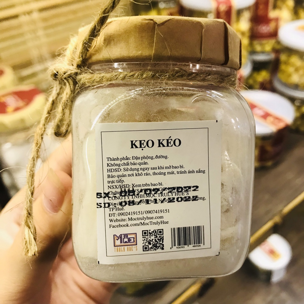 [VSATTP] Kẹo Kéo Huế Ngọt Thanh Hộp 100gr - Mộc Truly Hue's