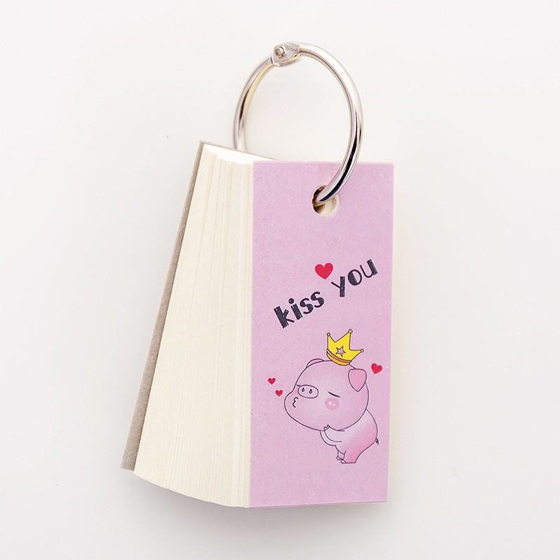 Bộ FlashCard Học Từ Vựng Ngoại Ngữ Hình Heo Hồng Đáng Yêu #7
