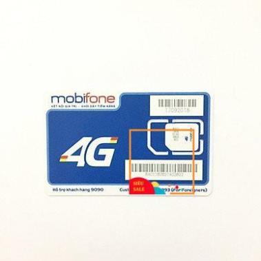 Sim trắng 4G MobiFone tư thay tại nhà