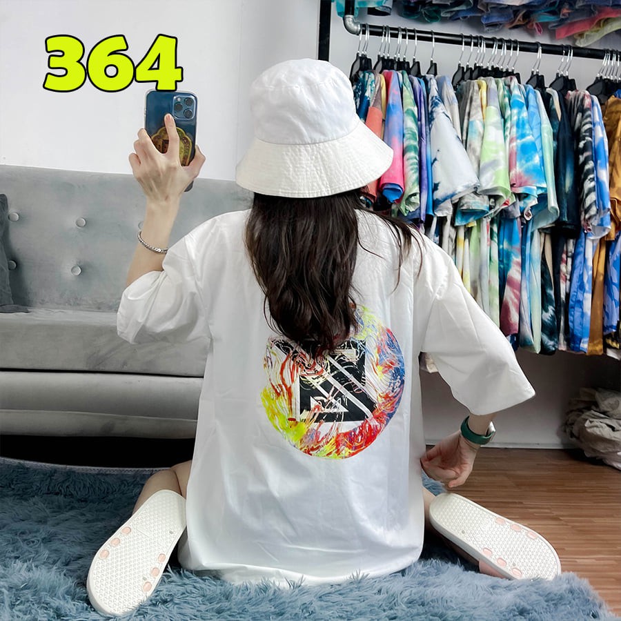 Áo thun tay ngắn unisex, áo phông tay lỡ nam nữ 3D không phai màu, 65% cotton, free size 40-75kg - yumi47store | BigBuy360 - bigbuy360.vn