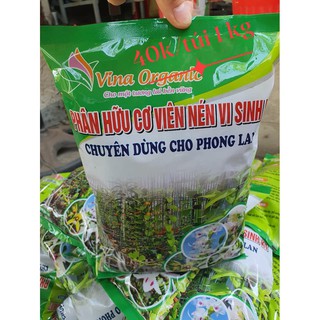 Phân hữu cơ viên nén vi sinh Kiên Trần gói 1kg