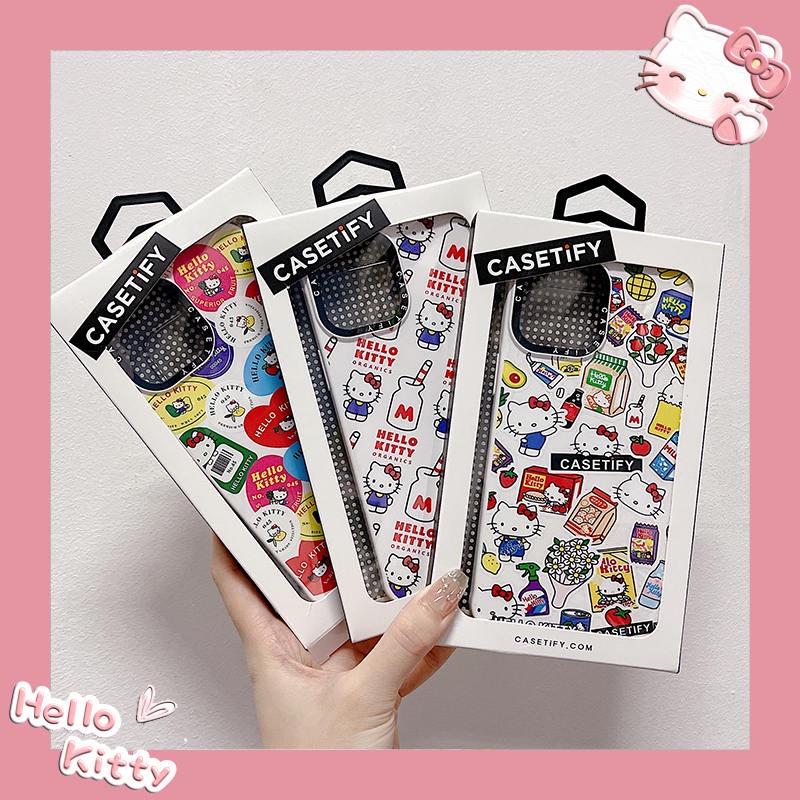 Ốp Điện Thoại Họa Tiết Hello Kitty Dễ Thương Cho iPhone13Pro iP12Pro XS iPhone11 12Promax 13Promax 11 12 13 7P