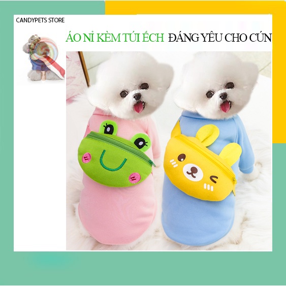 Quần áo thú cưng thời trang cho chó mèo size lớn nhỏ mặc mùa đông đón Noel Tết Giang Sinh giá rẻ  KÈM TÚI ĐỰNG CANDYPETS
