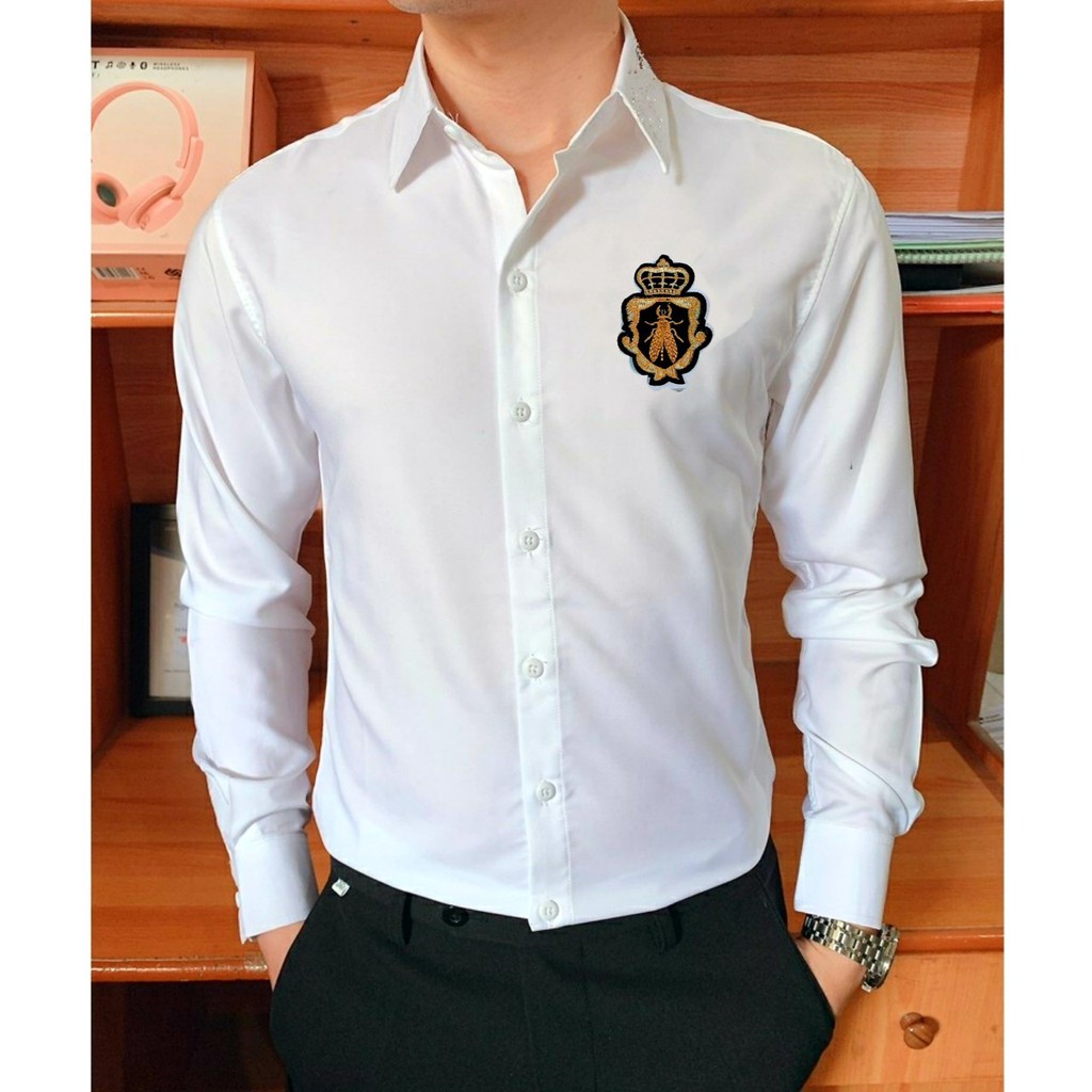 Áo sơ mi nam thanh lịch cao cấp hàn quốc 💸 | BigBuy360 - bigbuy360.vn