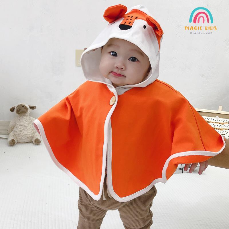 [Mã KIDGT99K giảm 15% đơn 99K] Áo choàng phối mũ hình thú đáng yêu cho bé AO20012 - MAGICKIDS | BigBuy360 - bigbuy360.vn