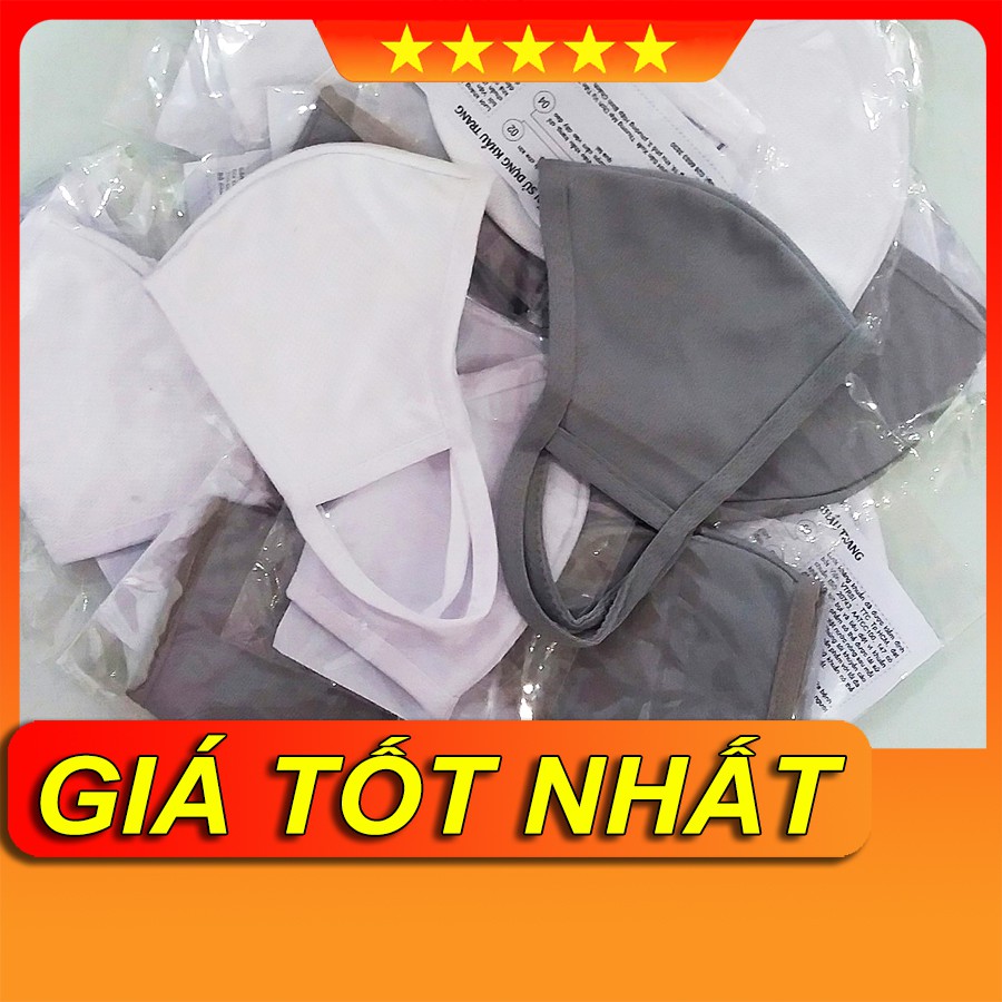 Khẩu Trang Vải Kháng Khuẩn Cao Cấp - Loại lớn