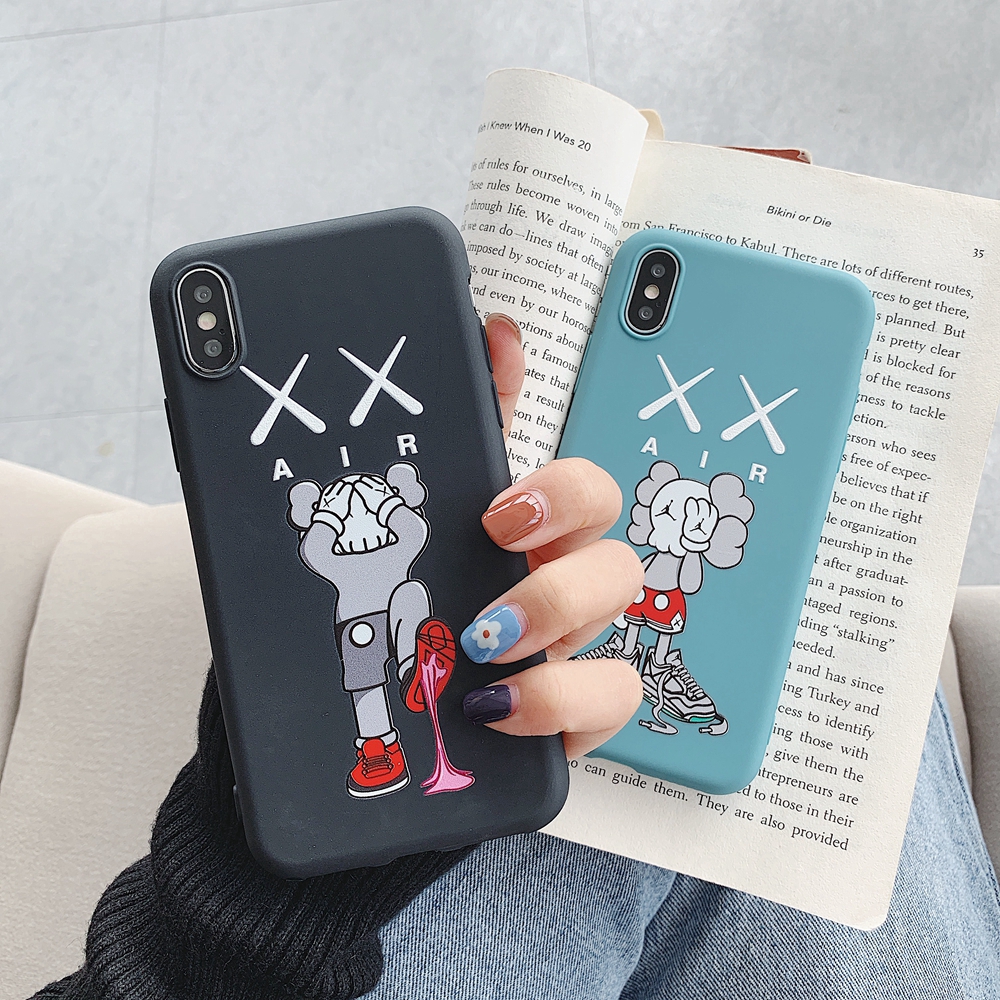 Huawei Nova 2S 3E Mate 20 Honor 8 V10 P20 Case Sesame Street  KAWS Cartoon Cute Fashion Silicone Shockproof Casing Cover