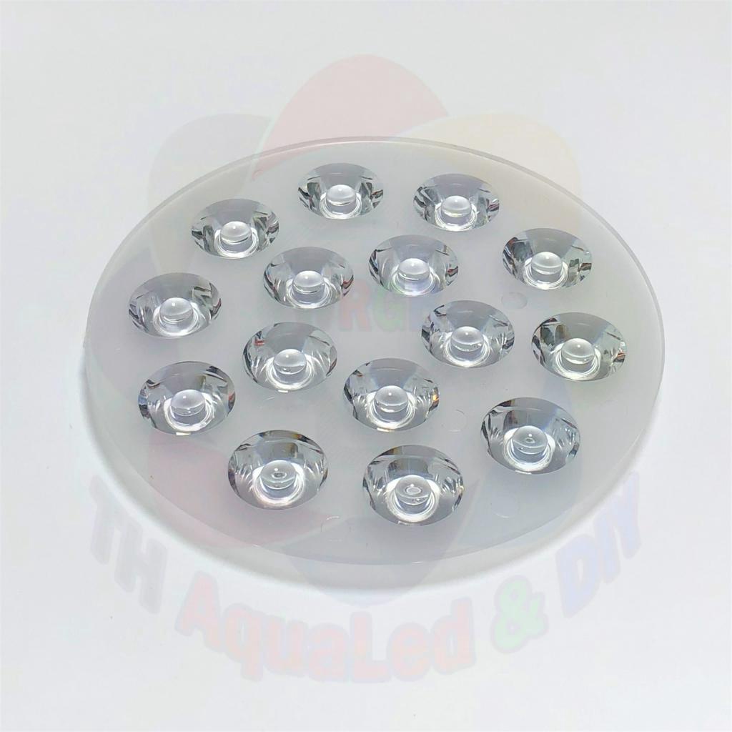 Chóa LED tròn 18 chip, sử dụng cho mạch led 18 chip, gom ánh sáng thừa hiệu quả