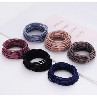 Sét 100 dây buộc tóc cho mẹ và bé