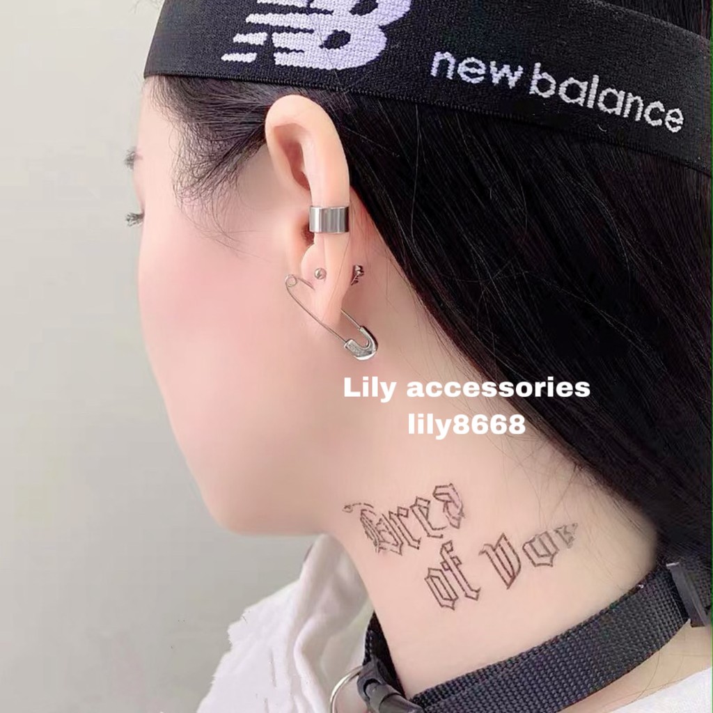 Ear cuff kẹp tai titan trơn cho nam nữ không cần xỏ lỗ không gỉ không đen không dị ứng