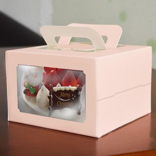 HỘP BÁNH KEM SUPO cao 18cm (Set bao gồm 10 hộp & 10 đế trắng).